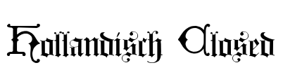 Hollandisch Closed