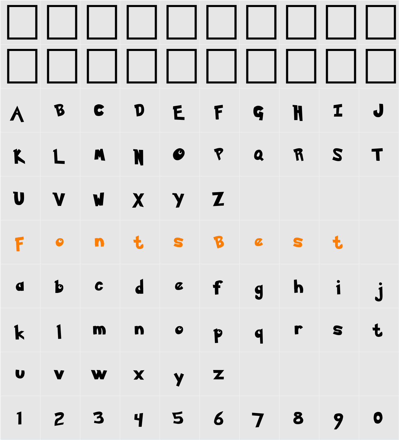 Pokemon  Solid Character Map