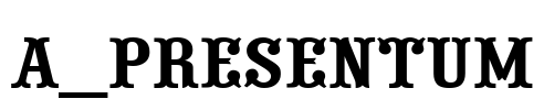 a_Presentum Font Image