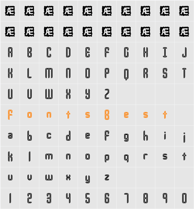 Your Complex I BRK Character Map