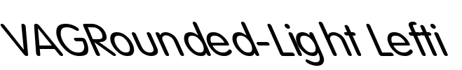 VAGRounded-Light Lefti