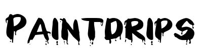 Paintdrips Font Image