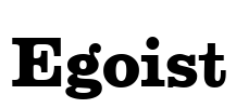 Egoist Font Image