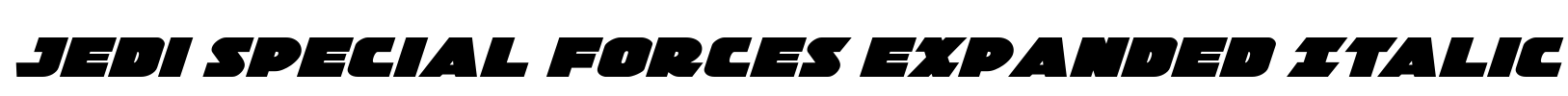 Jedi Special Forces Expanded Italic