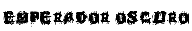 Emperador Oscuro Font Image
