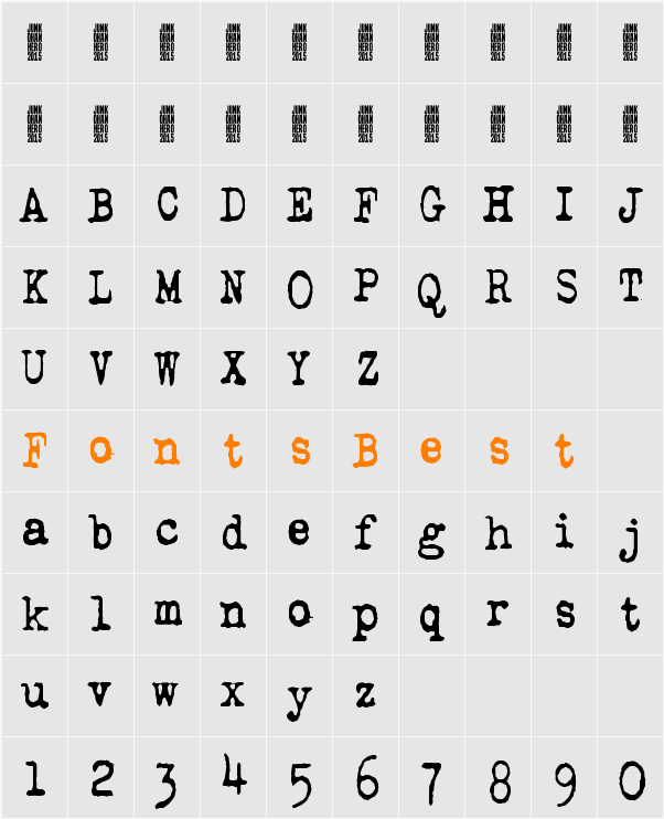 QWERTYpe Character Map