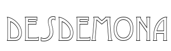 Desdemona Font Image