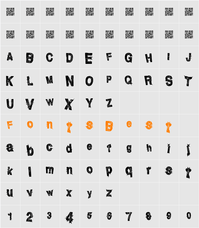 PunkInside Character Map