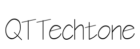 QTTechtone Font Image