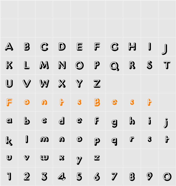 K22 Lucifer No. 1 Character Map