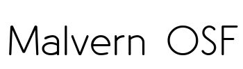 Malvern OSF Font Image