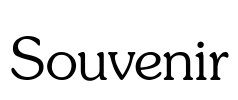 Souvenir Font Image