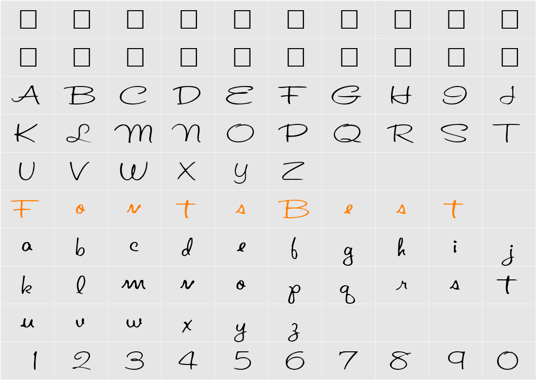 DoorKeeper41 ttcon Character Map