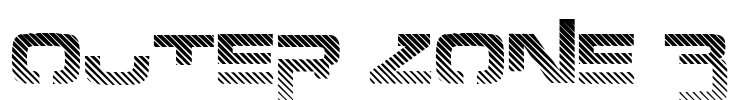 Outer zone B Font Image