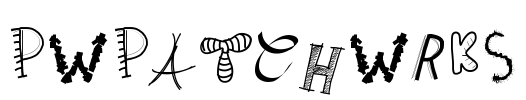 PWPatchwrks Font Image