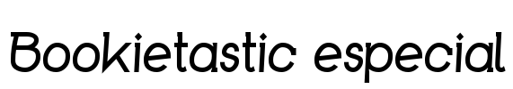 Bookietastic especial