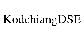 KodchiangDSE Font Image
