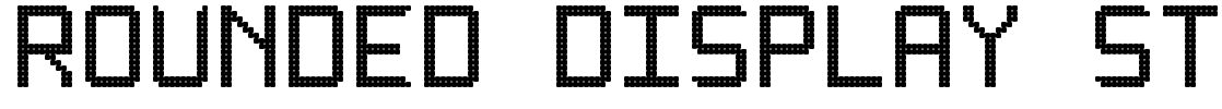 Rounded display St Font Image