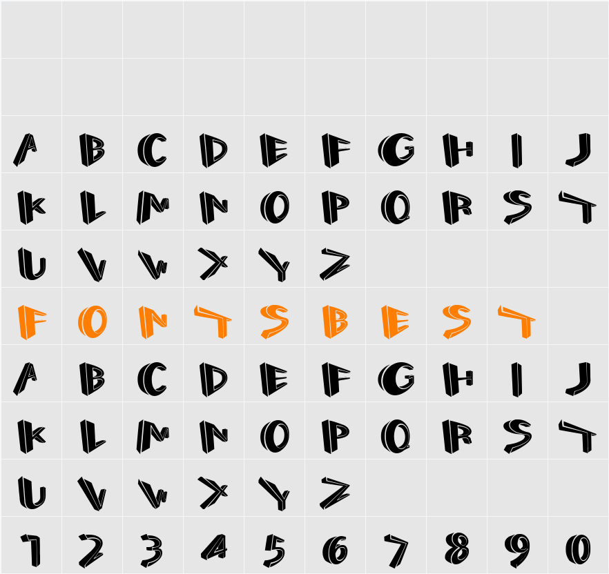 Perspect Character Map