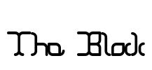 The Block Font Image