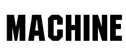 Machine Font Image