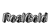 RealGold Font Image