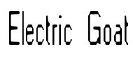 Electric Goat Font Image