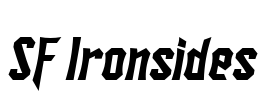 SF Ironsides Font Image