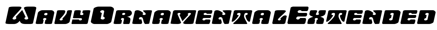 WavyOrnamentalExtended Font Image