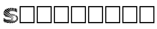 Starburst Font Image