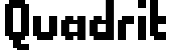 Quadrit Font Image