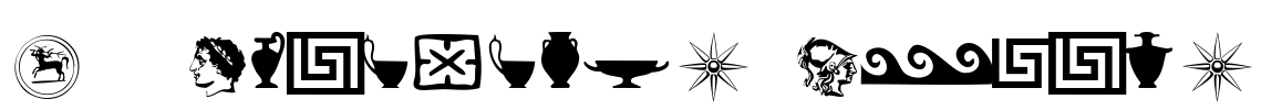 P22 Acropolis Extras Font Image