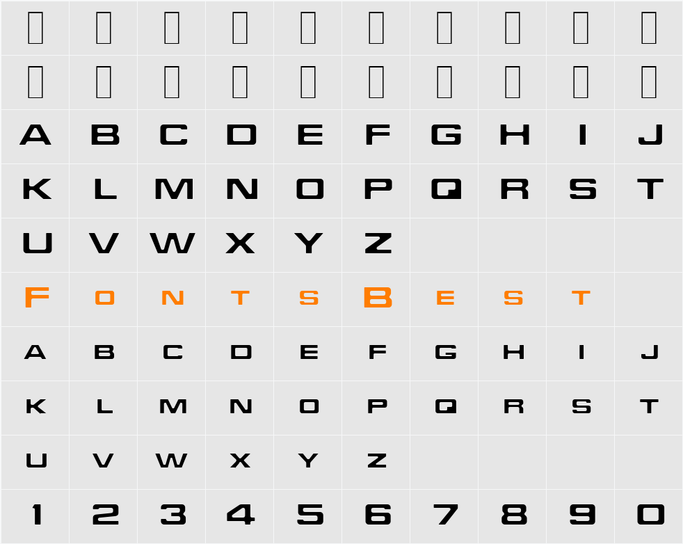 Enterprise Character Map