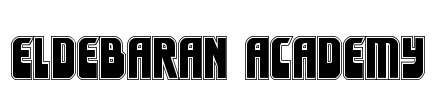 Eldebaran Academy Font Image