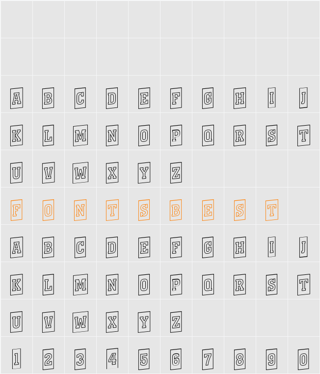 a_KenaCmOtlUp Character Map
