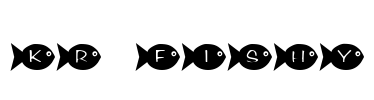 KR Fishy Font Image