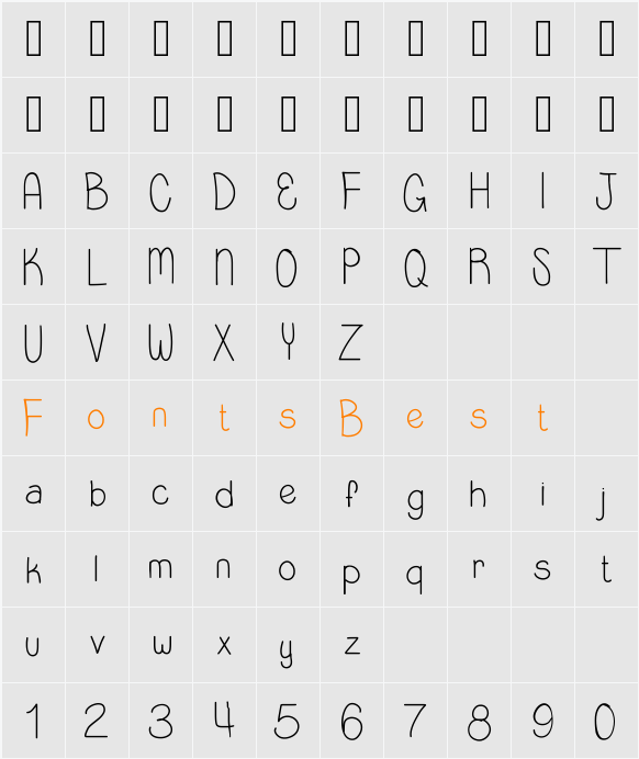 LittleMissPriss Character Map