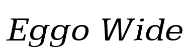 Eggo Wide Font Image