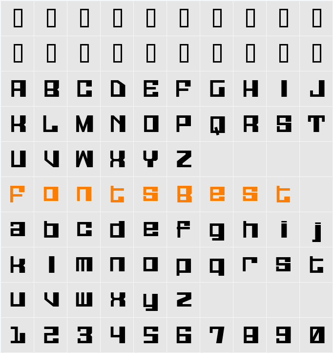 Galaxy Monkey Character Map