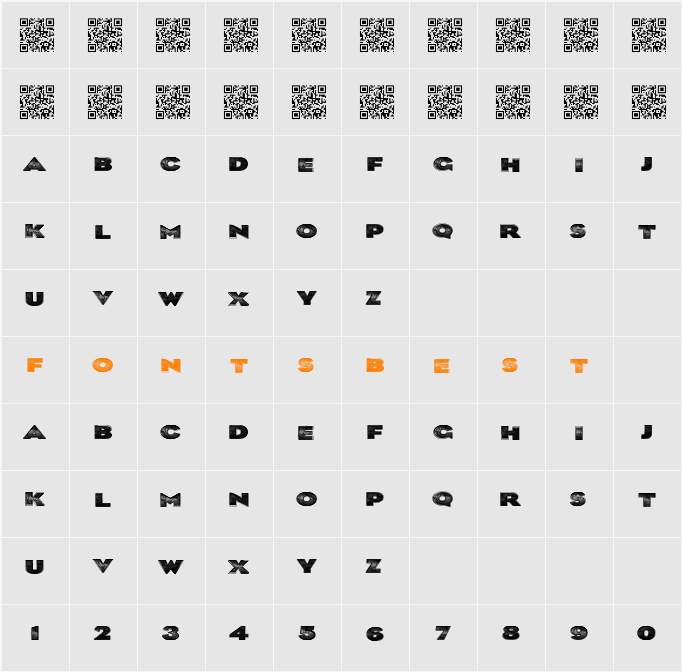 BlkLite Character Map