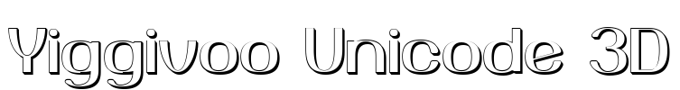 Yiggivoo Unicode 3D