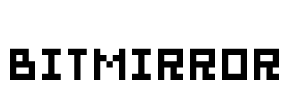 bitmirror Font Image