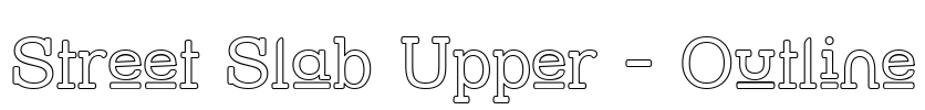 Street Slab Upper - Outline