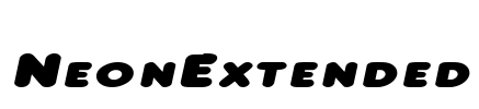 NeonExtended Font Image