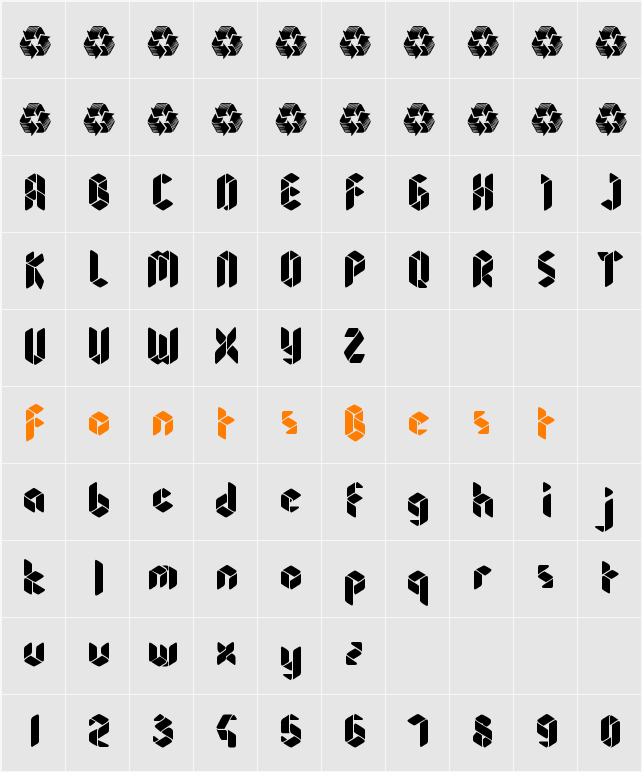 sheandy Character Map