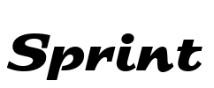 Sprint Font Image