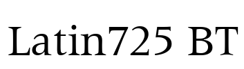 Latin725 BT
