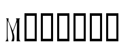 Maginot Font Image