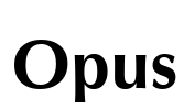Opus Font Image