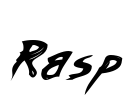Rasp Font Image